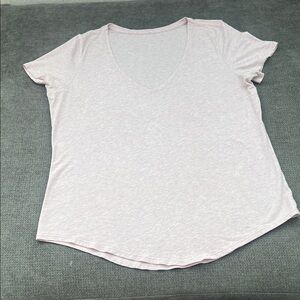 lululemon athletica Soft Pink Short Sleeve Tee